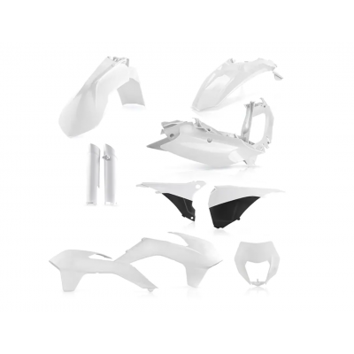 Σετ πλαστικά μοτοσυκλέτας ACERBIS για KTM EXC/EXC-F 14-15 White